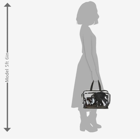 Black & Clear Travel Handbag Set of 4 NWT (MAKE AN OFFER) - Picture 3 of 8